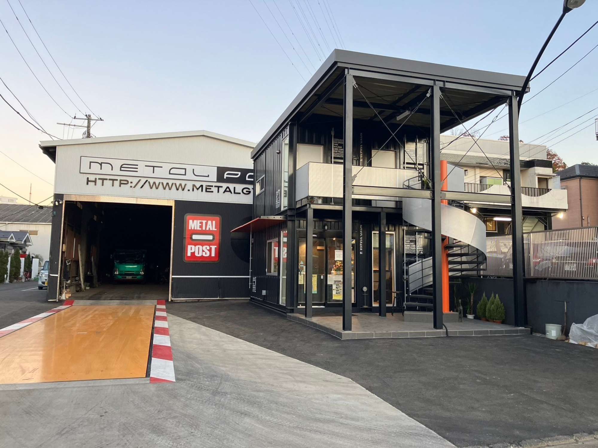 事務所　受付ブース【三森興産スクラップヤード】神奈川県横浜市 - 