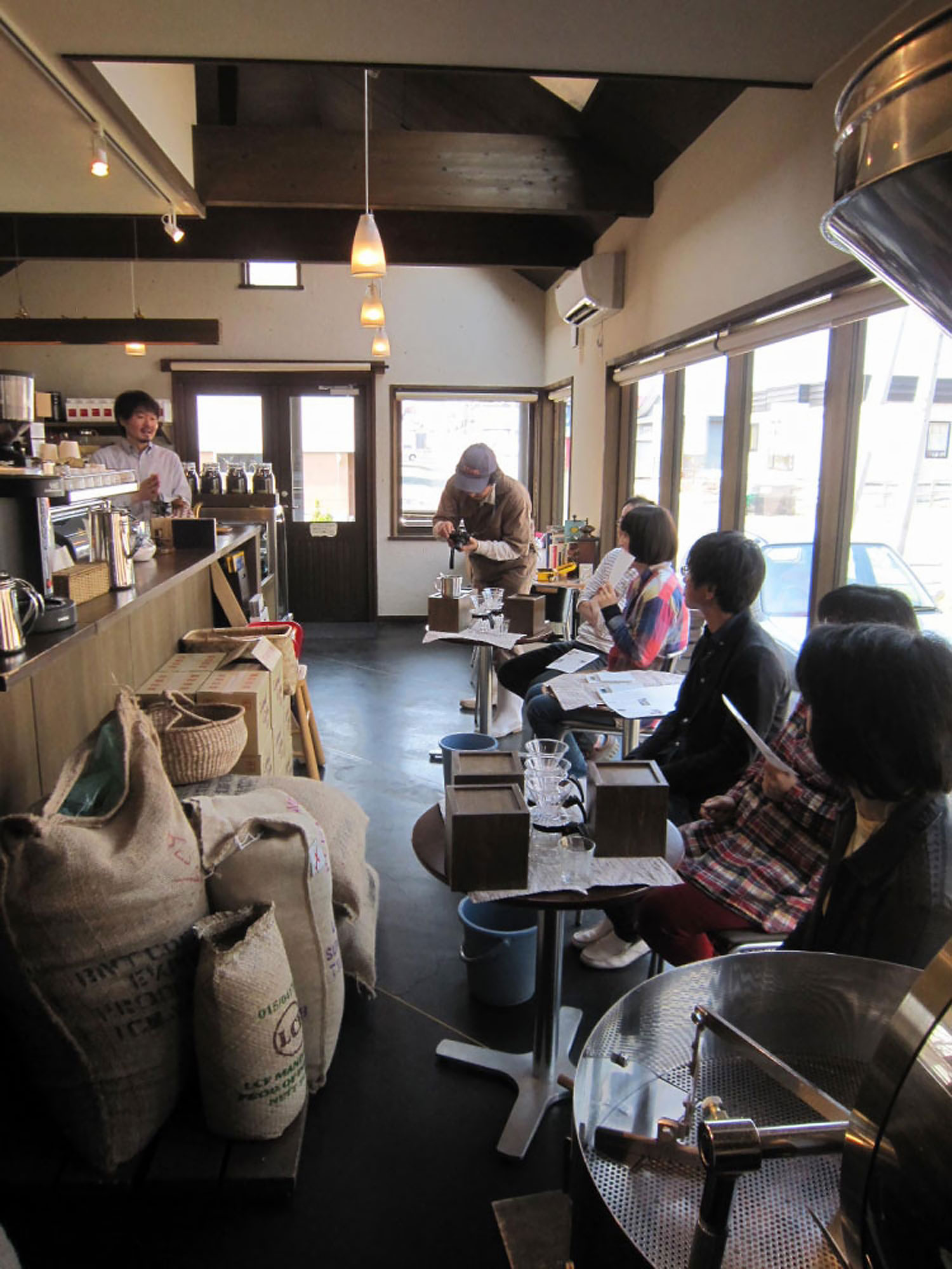 アイスコーヒー講座の様子 -  -  - 