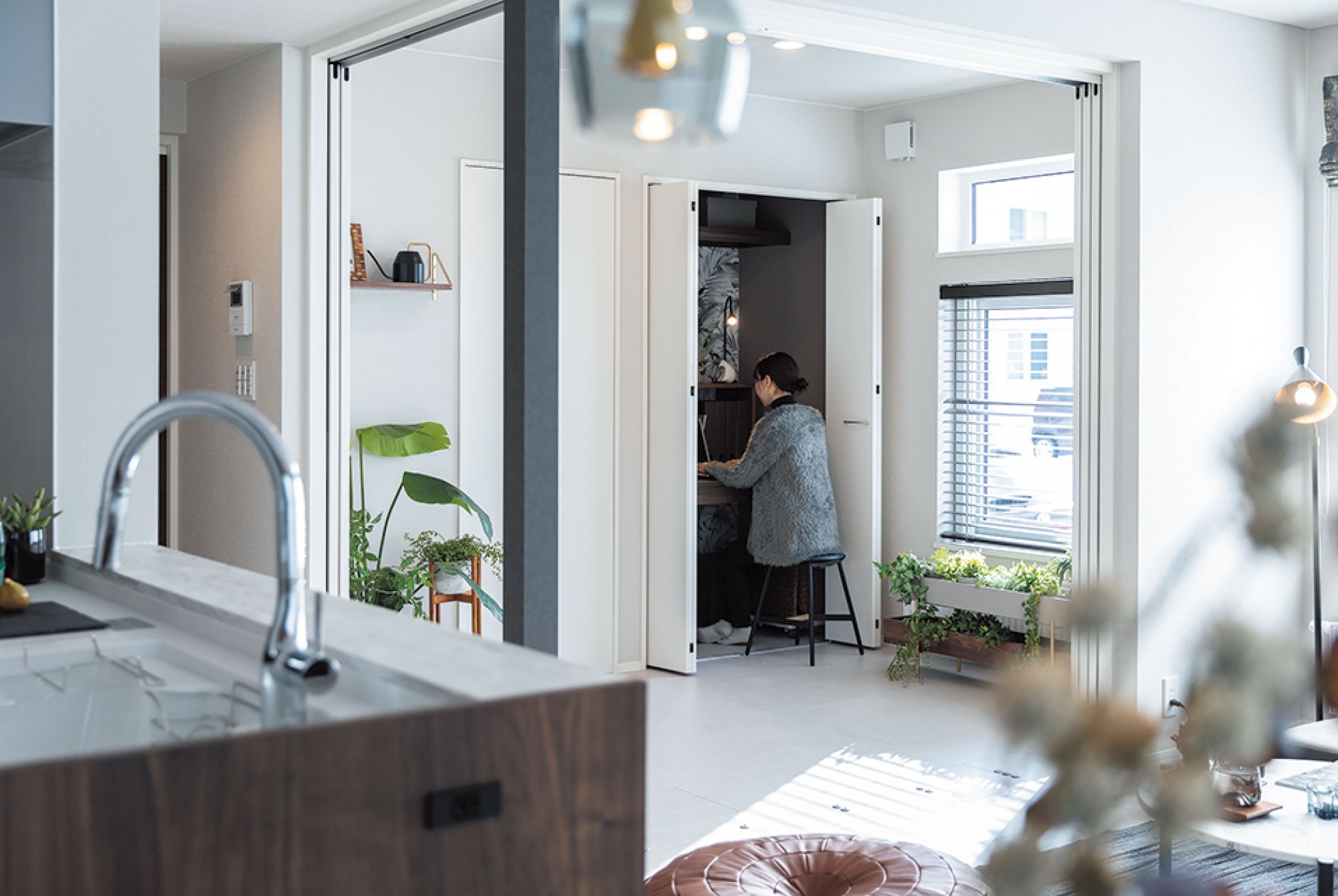 暮らしに合わせて変化する。 - - -