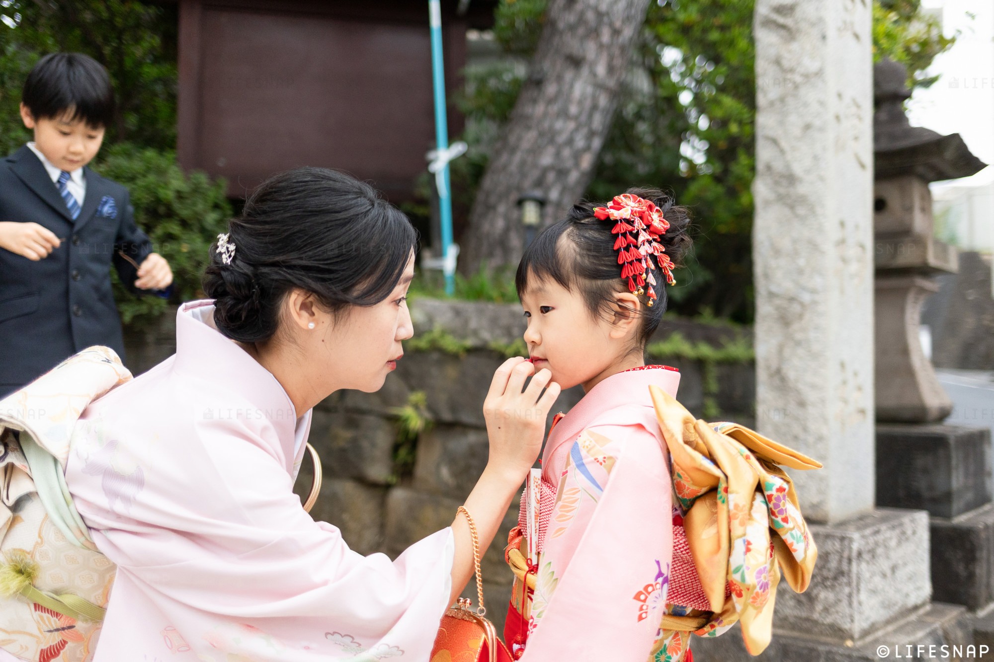 七五三前撮り☆出張撮影 七五三の出張撮影@登渡神社／千葉県／千葉市中央区 | フォトレポート