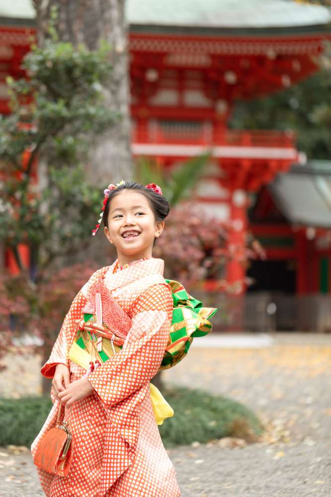 七五三の出張撮影@井草八幡宮／東京都／杉並区