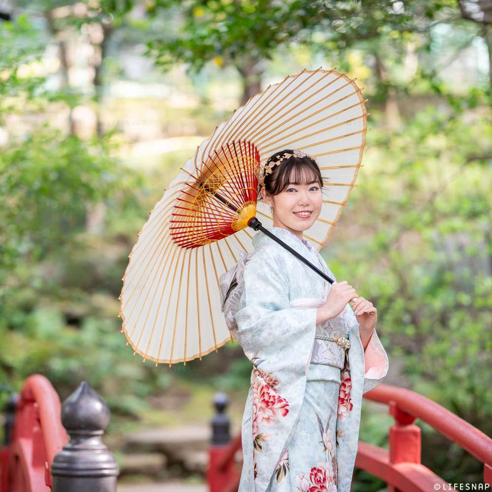 成人式前撮り・後撮りロケーション撮影@赤坂氷川神社〜檜町公園／東京都／港区 - 