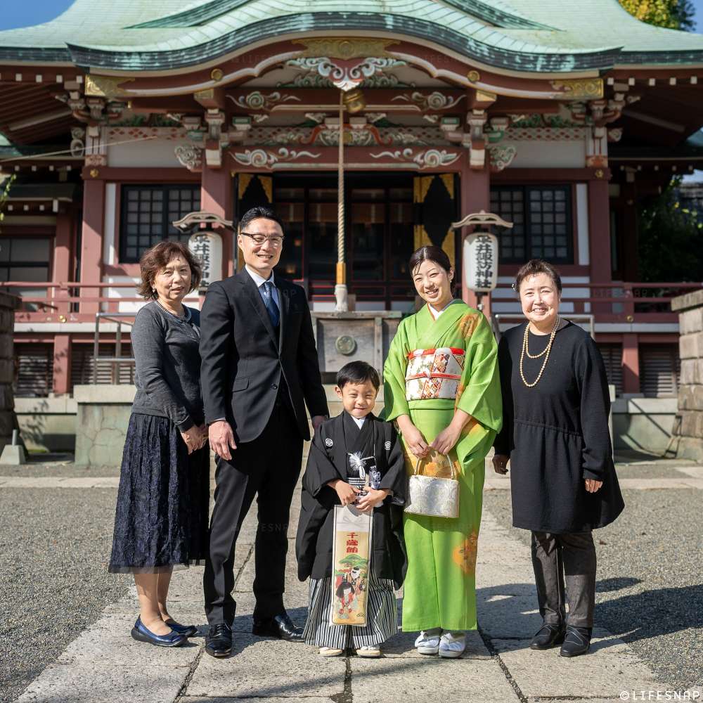 七五三の出張撮影@諏訪神社／東京都／江戸川区 - 
