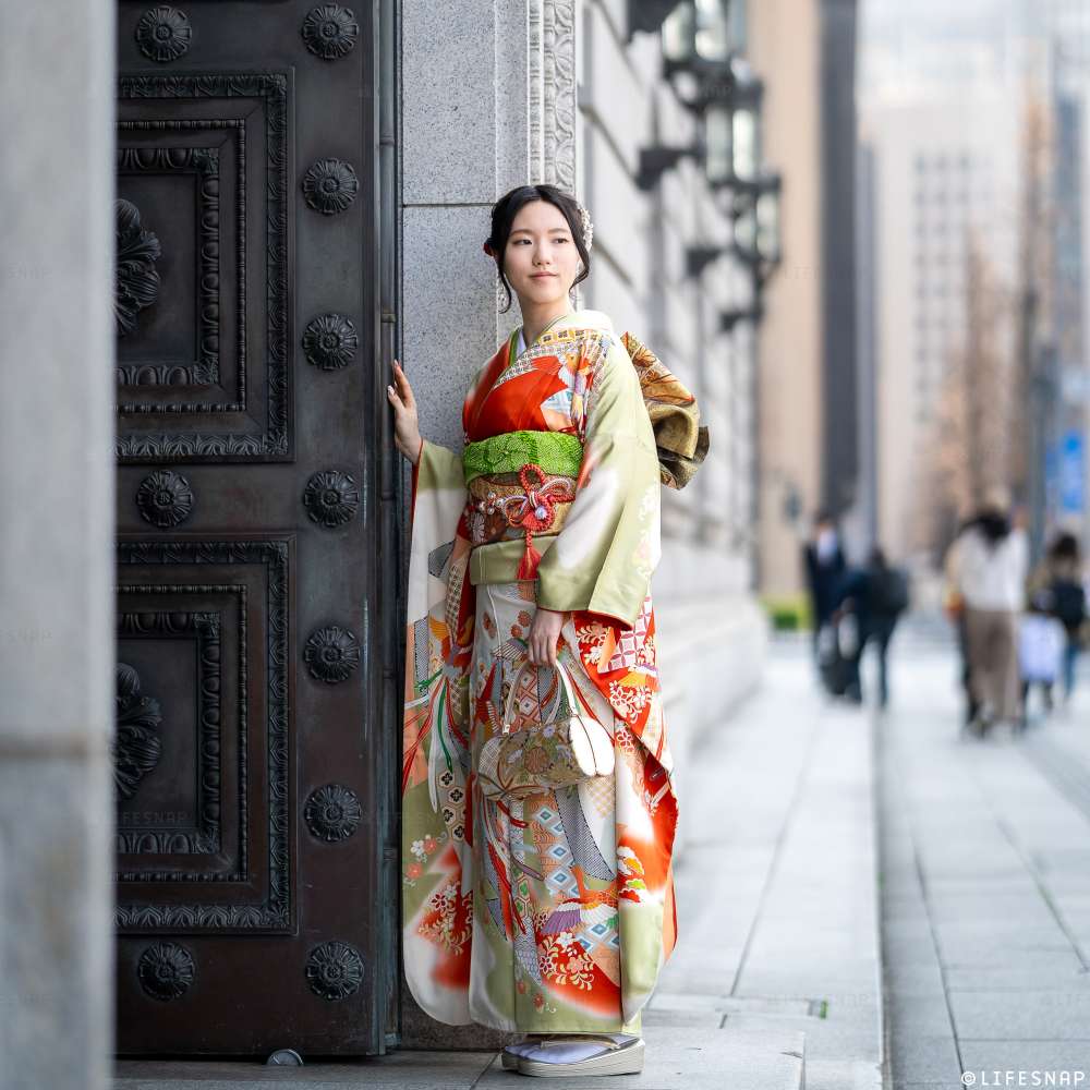 成人式前撮り・後撮りロケーション撮影@東京駅丸ノ内周辺／東京都／千代田区 - 