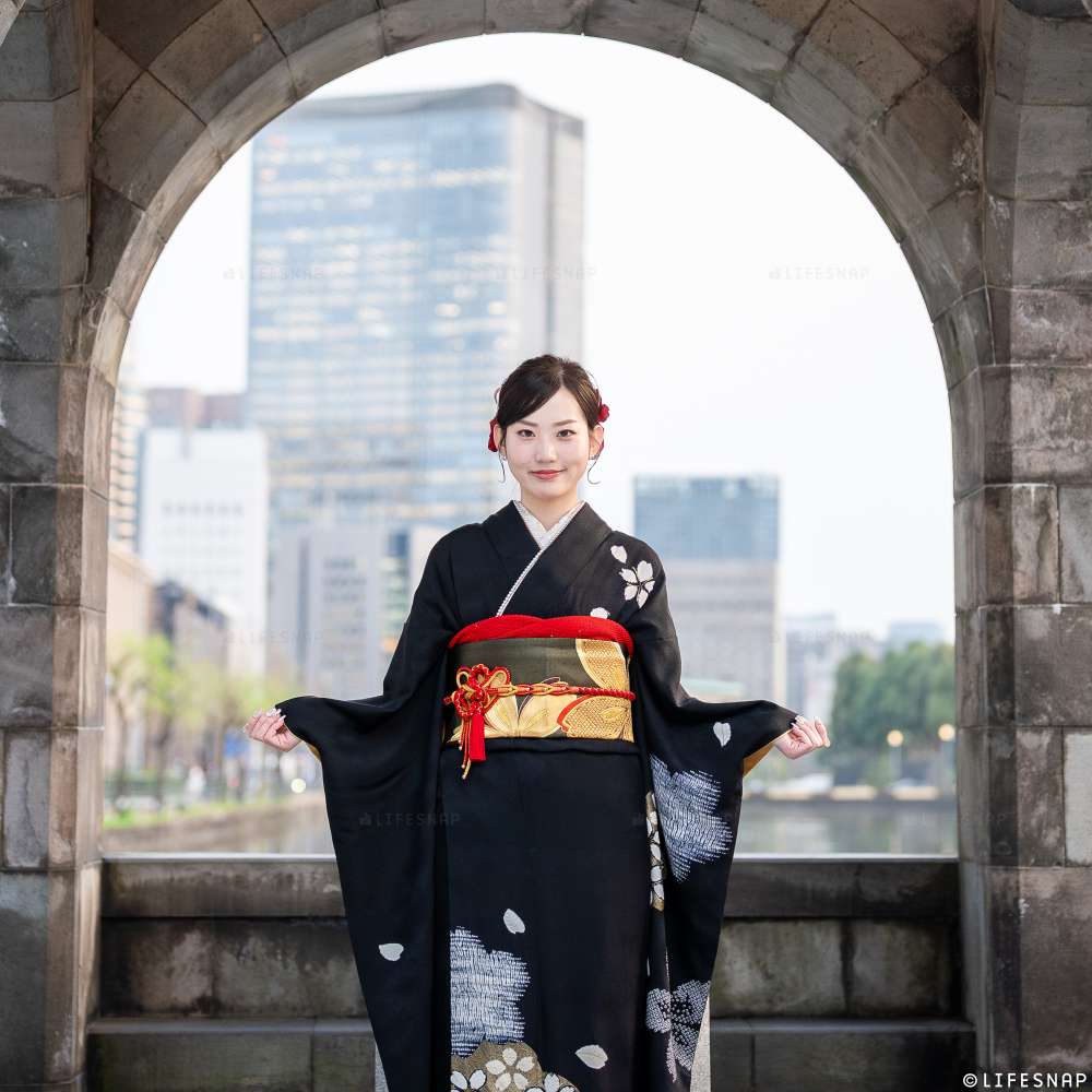 成人式前撮り・後撮りロケーション撮影@東京駅丸ノ内周辺／東京都／千代田区 - 