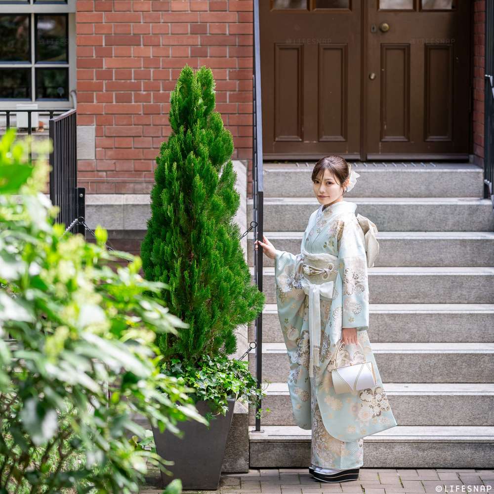 成人式前撮り・後撮りロケーション撮影@東京駅丸ノ内周辺／東京都／千代田区 - 