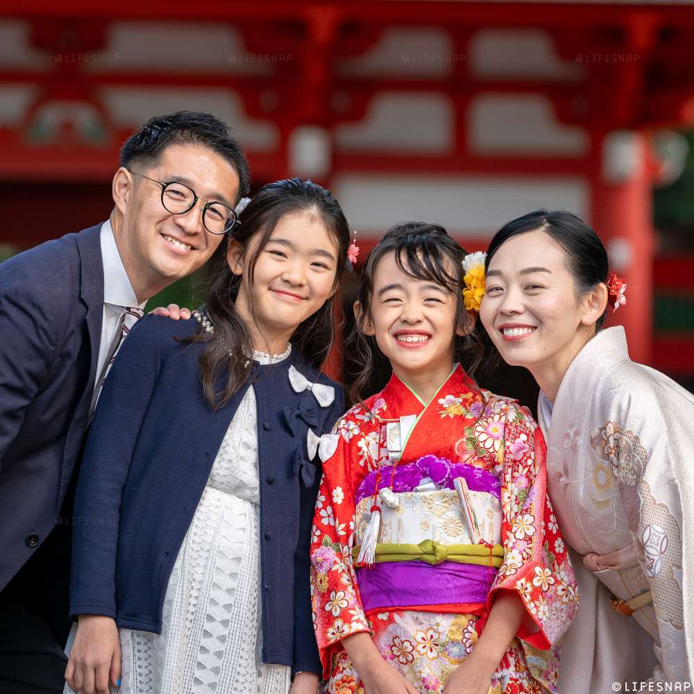 七五三の出張撮影@井草八幡宮／東京都／杉並区 - 