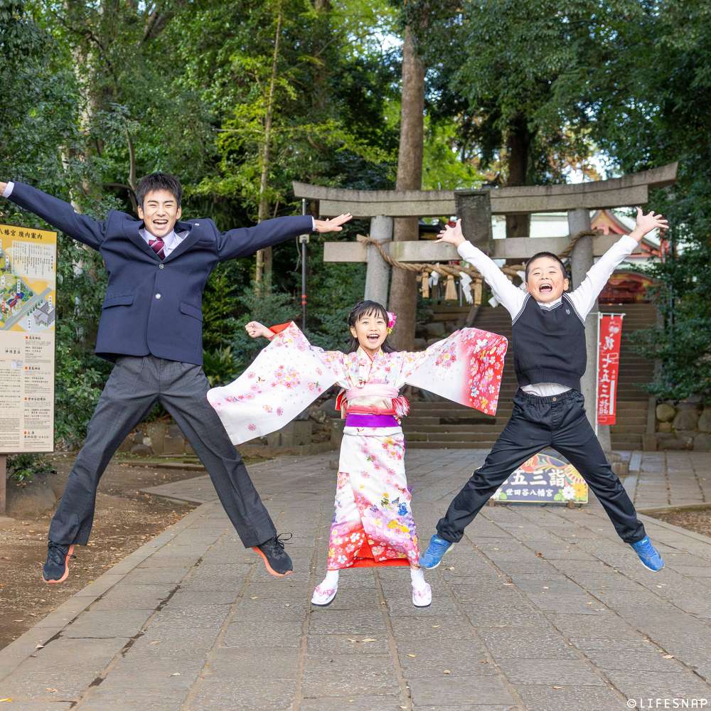 七五三の出張撮影@世田谷八幡宮／東京都／世田谷区 - 