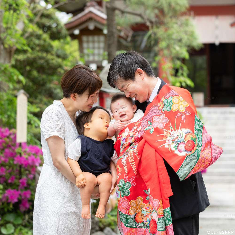  お宮参りの出張撮影@多摩川浅間神社／東京都／大田区