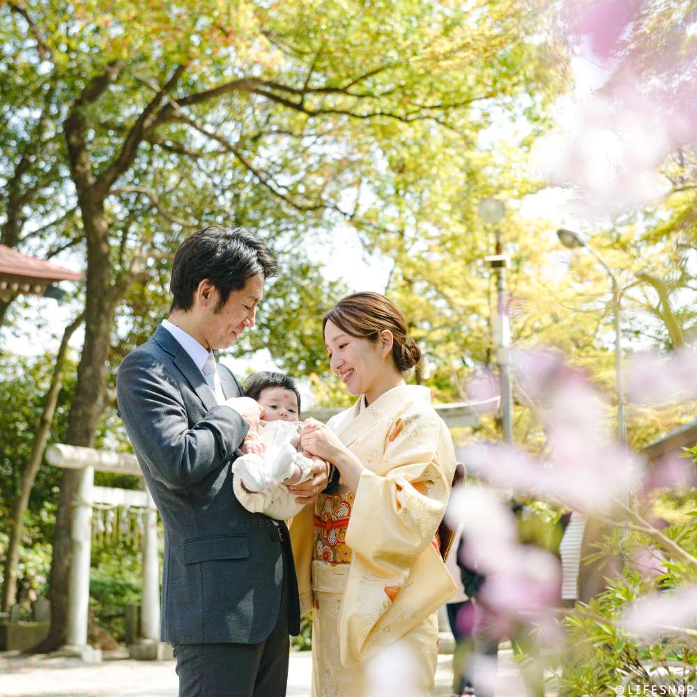 お宮参りの出張撮影@多摩川浅間神社／東京都／大田区