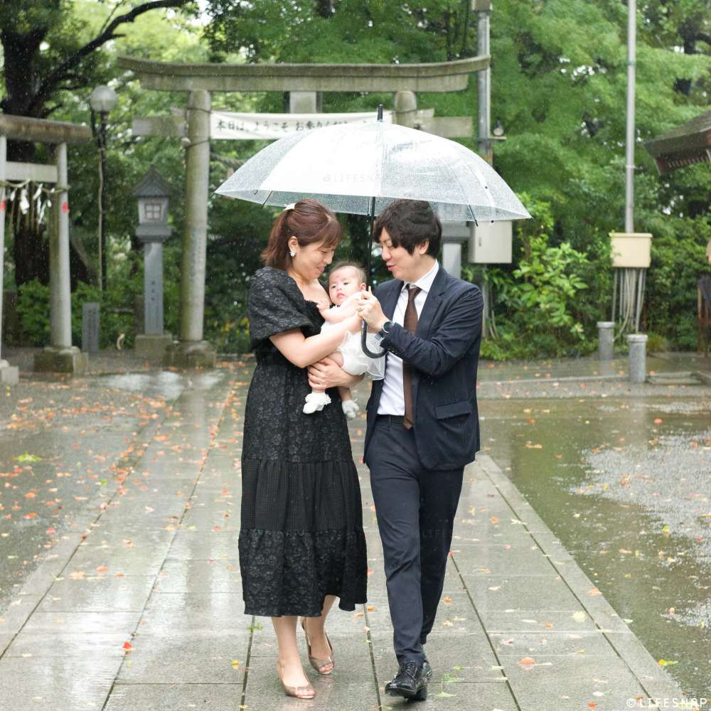お宮参りの出張撮影@多摩川浅間神社／東京都／大田区