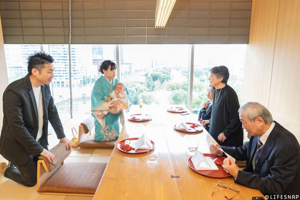 初参りとお食い初めの出張撮影@増上寺／東京都／港区
