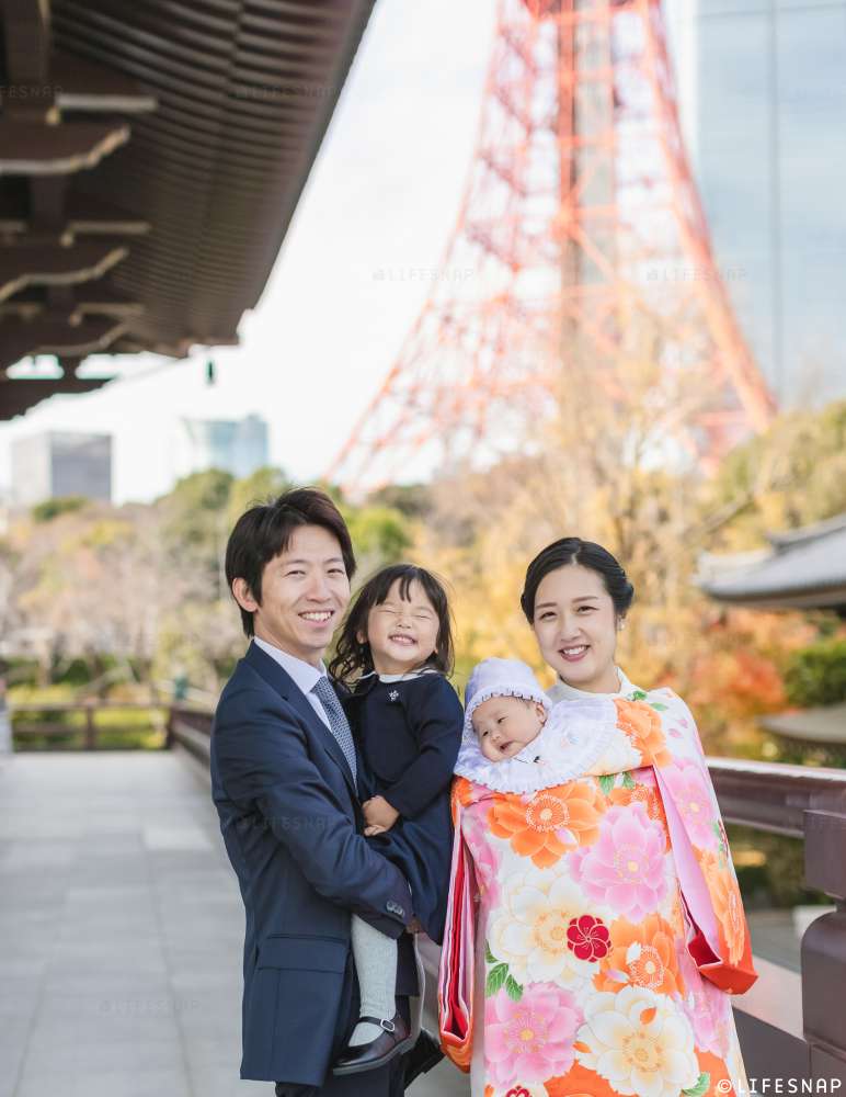 増上寺の初参り(お宮参り)ガイドと写真撮影【祝い着レンタルが半額】2026年1月最新版 - 