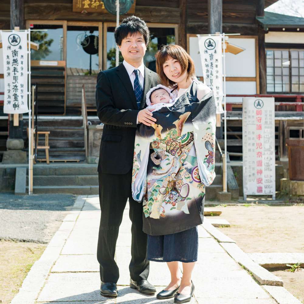 お宮参りの出張撮影@手児奈霊神堂／千葉県／市川市 - 