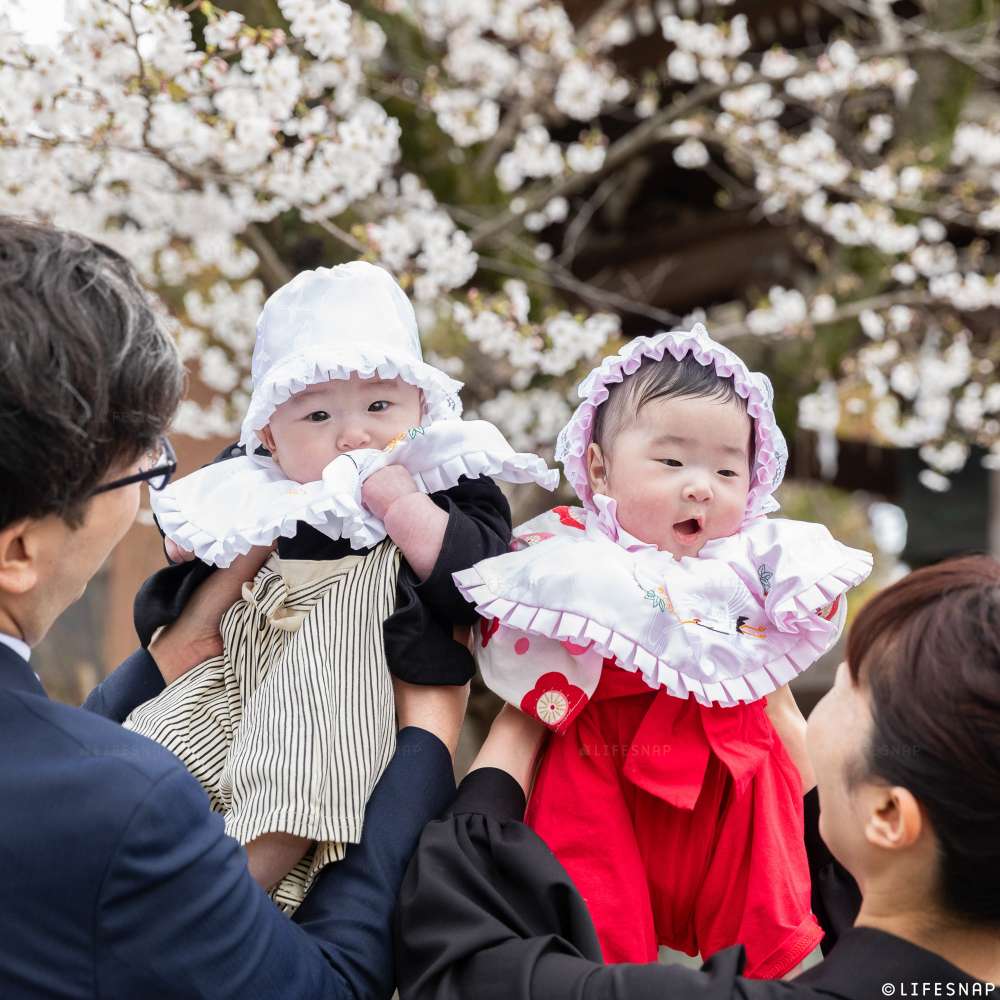 お宮参りの出張撮影@葛飾八幡宮／千葉県／市川市 - 