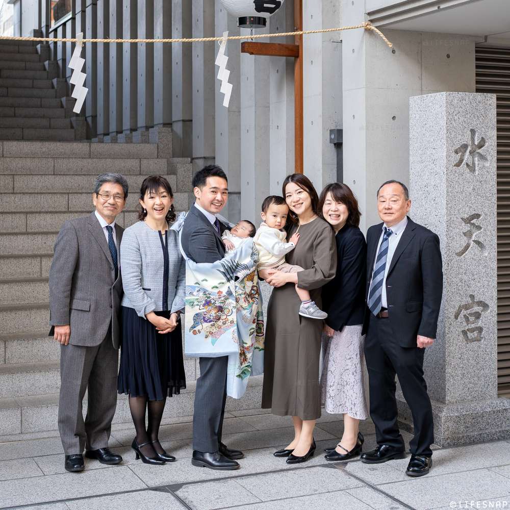お宮参りの出張撮影@水天宮／東京都／中央区  - 