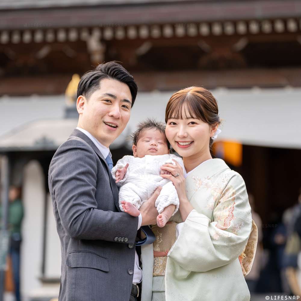 お宮参りの出張撮影@増上寺／東京都／港区 - 