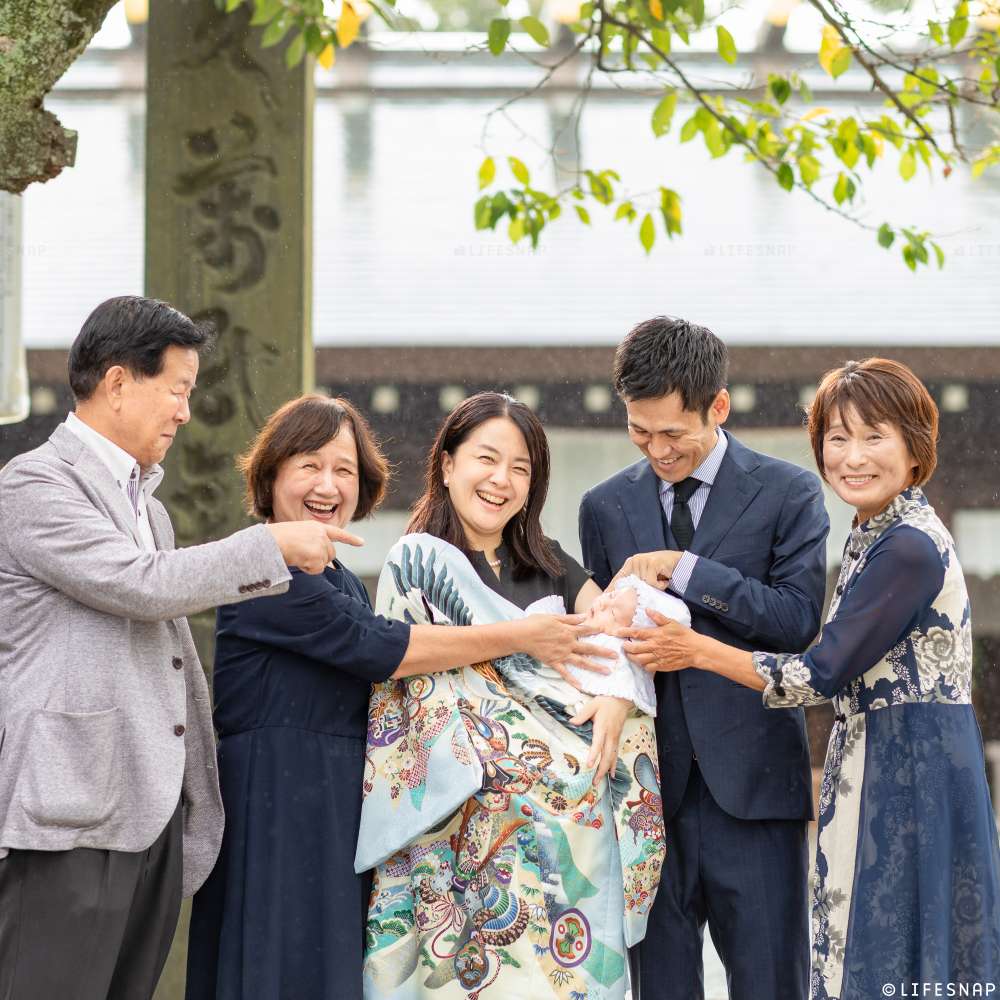 お宮参りの出張撮影@伊勢山皇大神宮／神奈川県／横浜市