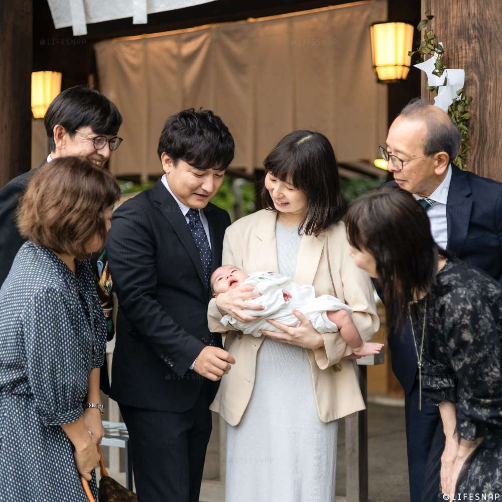 お宮参りの出張撮影@伊勢山皇大神宮／神奈川県／横浜市 - 