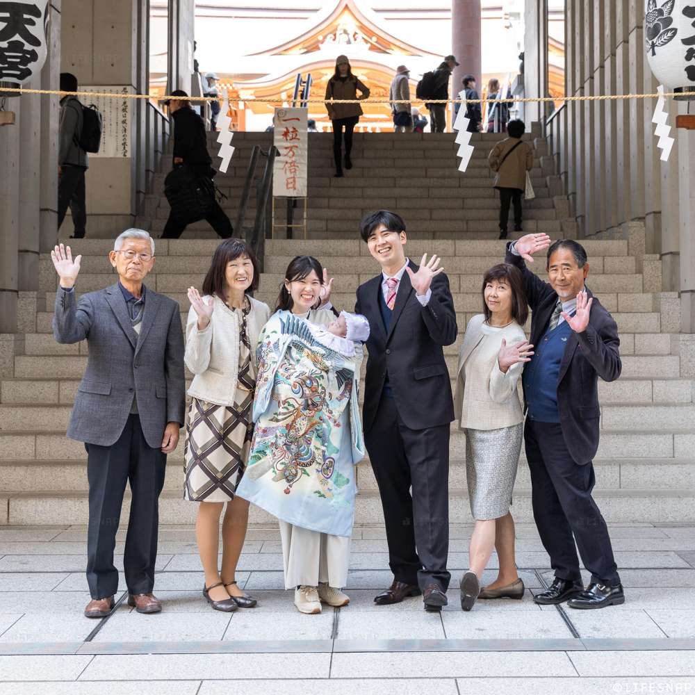 お宮参りの出張撮影@水天宮／東京都／中央区 - 