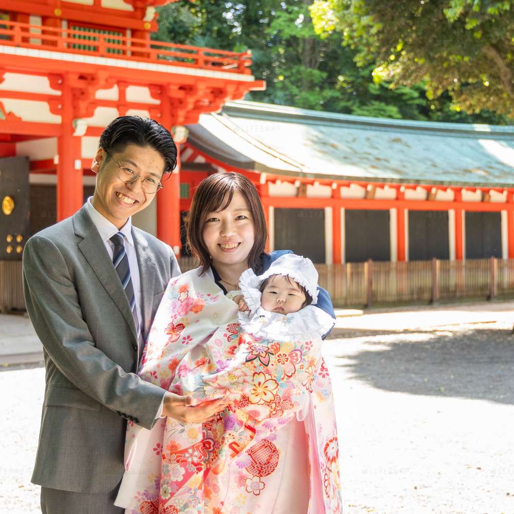 お宮参りの出張撮影@武蔵一宮 氷川神社／埼玉県／さいたま市大宮区 - 
