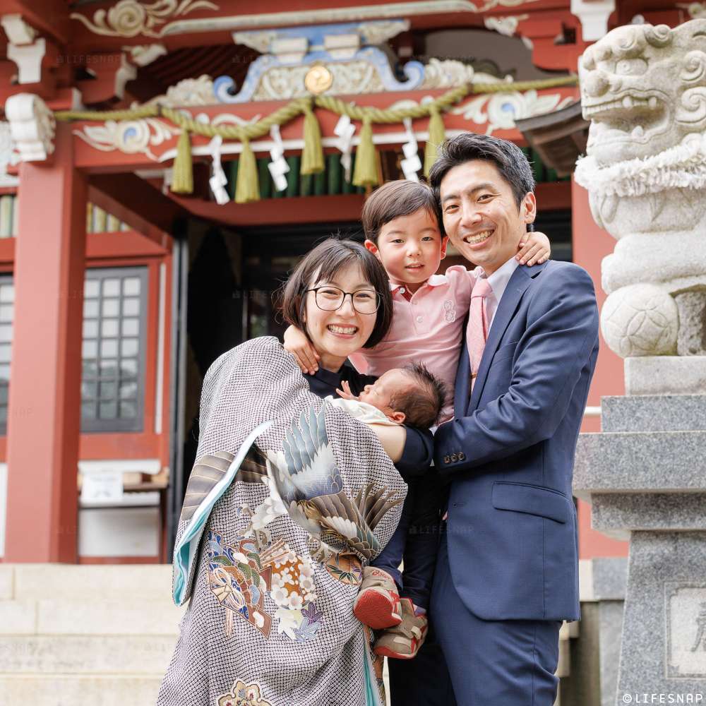 お宮参りの出張撮影@瀬田玉川神社／東京都／世田谷区 - 