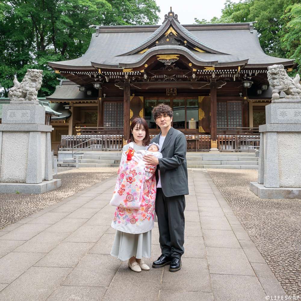 お宮参りの出張撮影@荻窪八幡神社／東京都／杉並区 - 