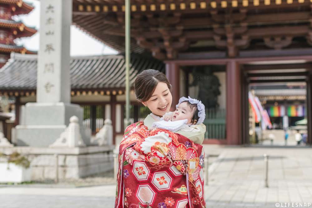 お宮参りの出張撮影@川崎大師 平間寺／神奈川県／川崎市川崎区