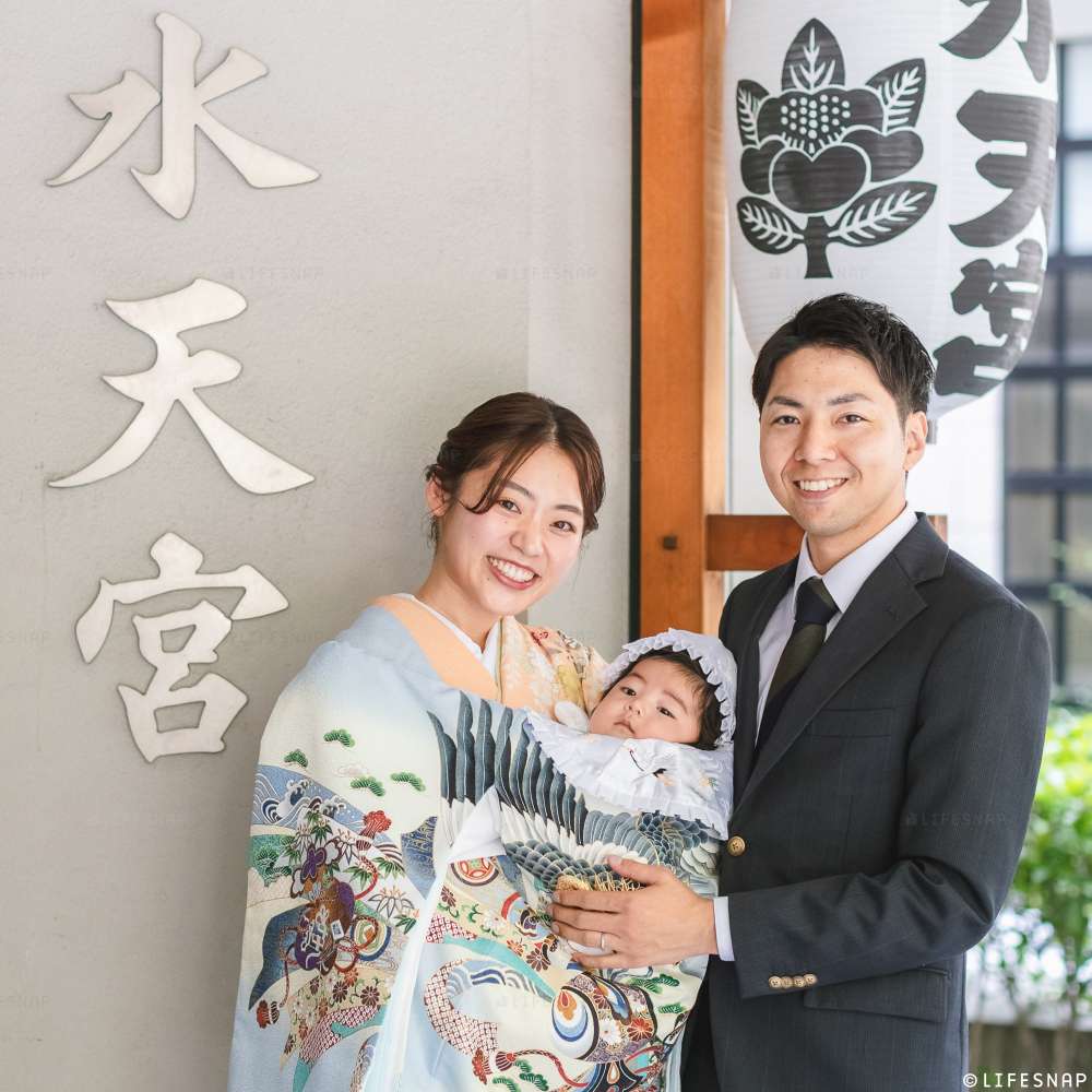お宮参りの出張撮影@水天宮／東京都／中央区  - 