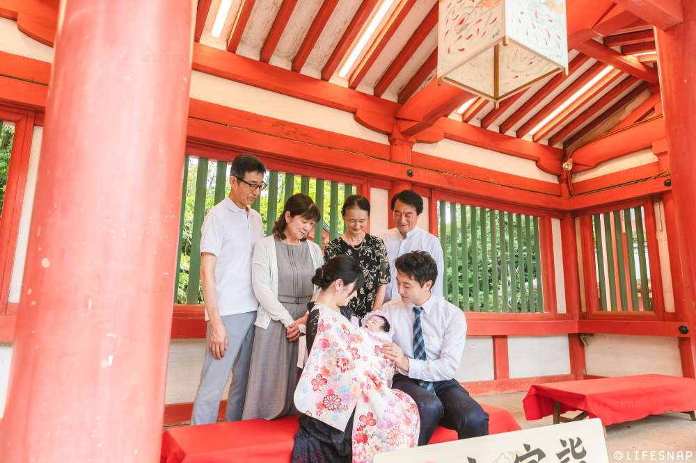 お宮参りの出張撮影@武蔵一宮 氷川神社／埼玉県／さいたま市大宮区