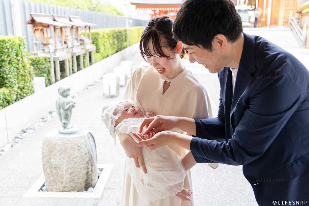 お宮参りの出張撮影@水天宮／東京都／中央区