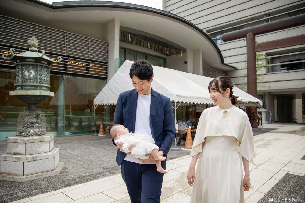 お宮参りの出張撮影@水天宮／東京都／中央区