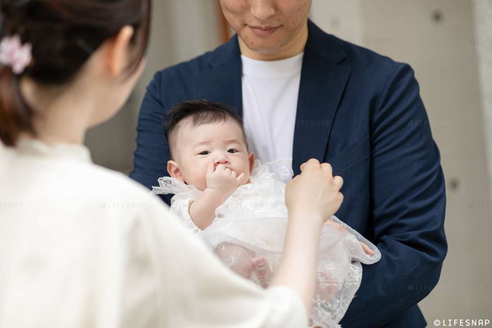お宮参りの出張撮影@水天宮／東京都／中央区