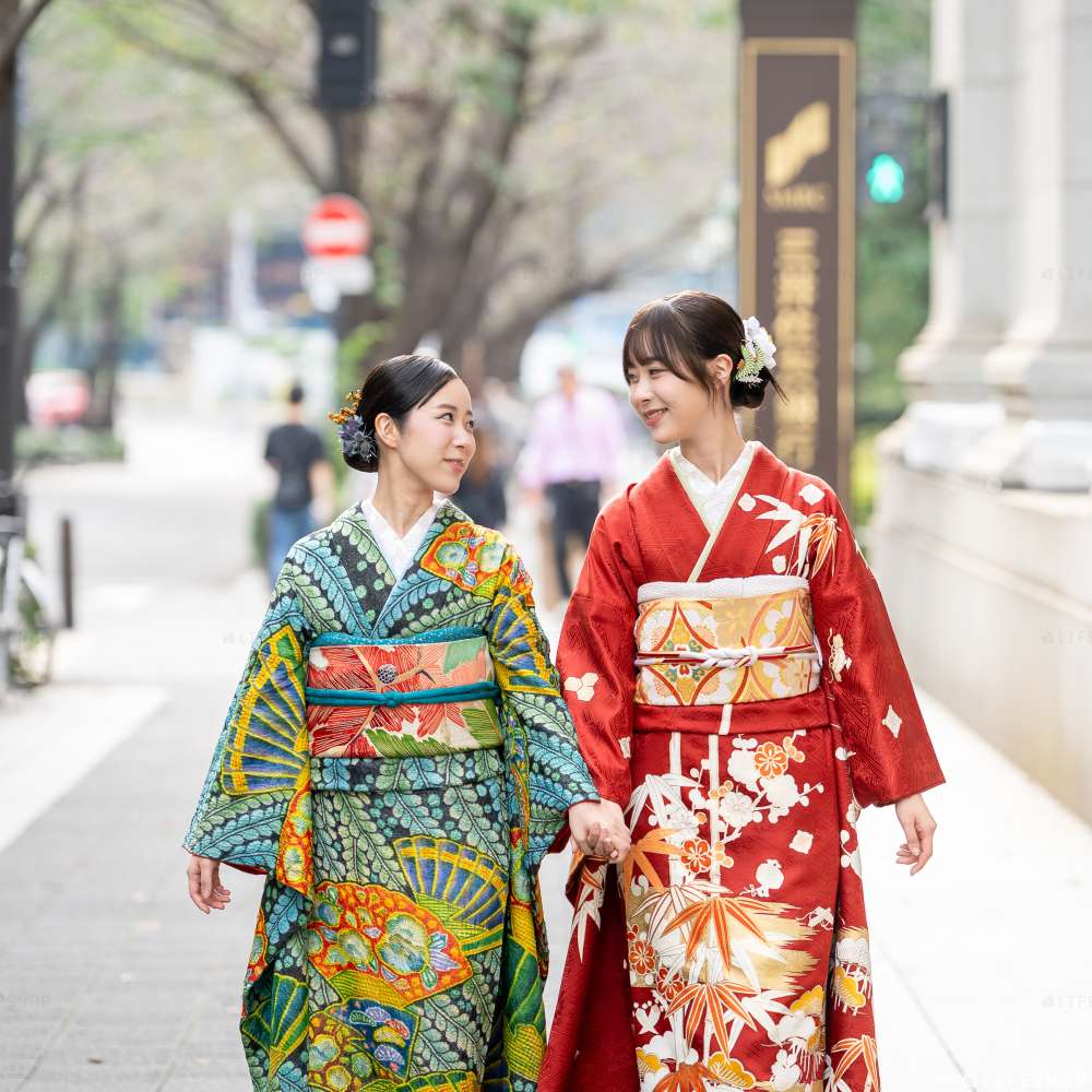 成人式前撮り・後撮りロケーション撮影@日本橋周辺／東京都／中央区 - 