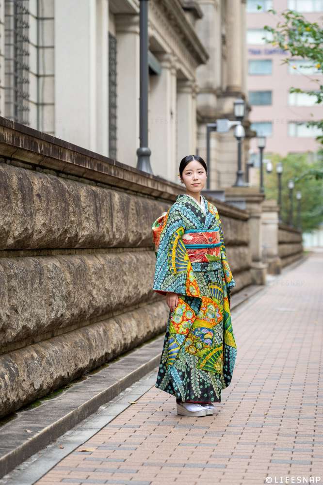 成人式前撮り・後撮りロケーション撮影@日本橋周辺／東京都／中央区