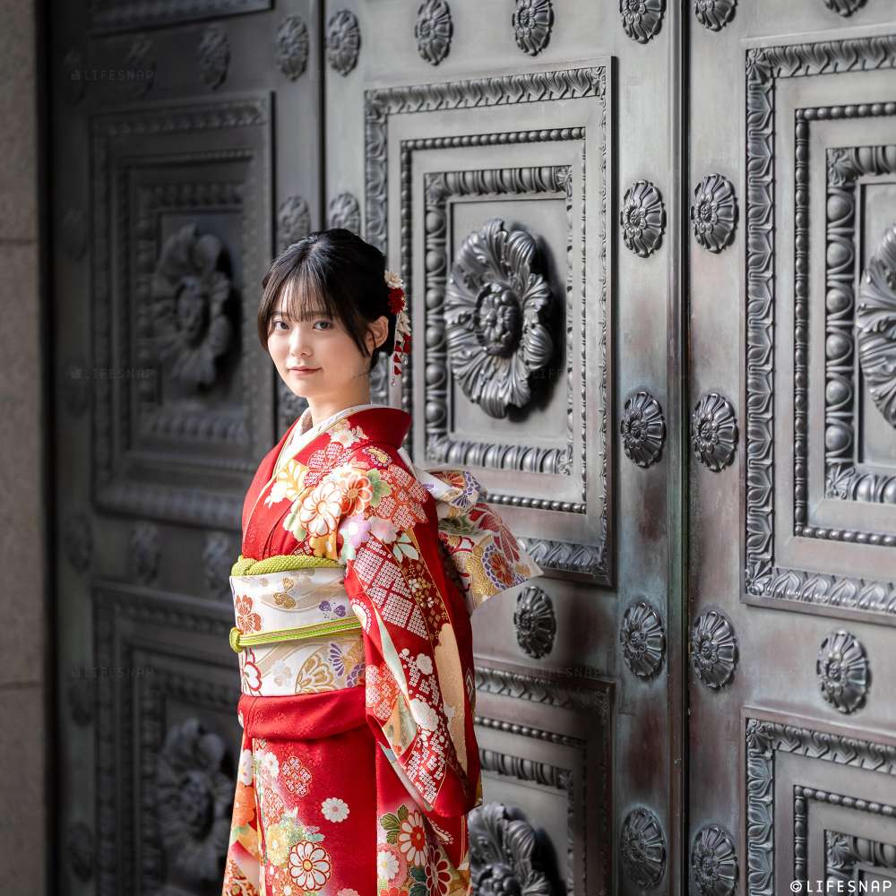 成人式前撮り・後撮りロケーション撮影@東京駅丸ノ内周辺／東京都／千代田区 - 