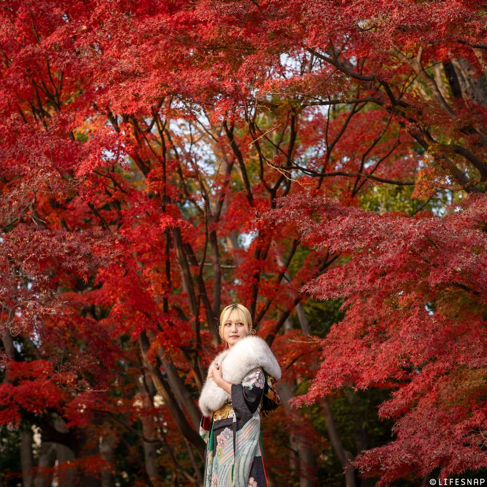 成人式前撮り・後撮りロケーション撮影@花畑記念庭園／東京都／足立区 - 