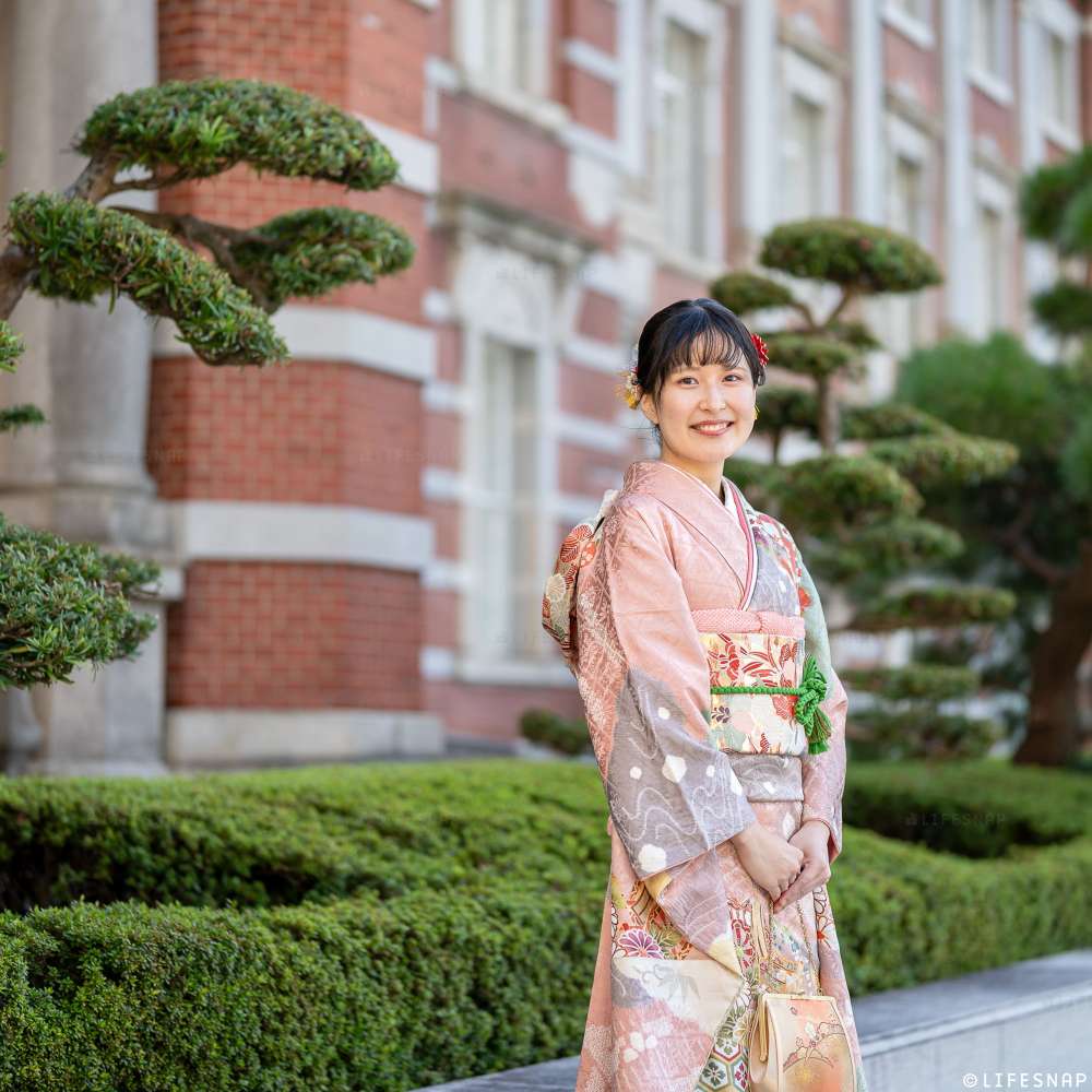 成人式前撮り・後撮りロケーション撮影@東京駅丸ノ内周辺／東京都／千代田区 - 