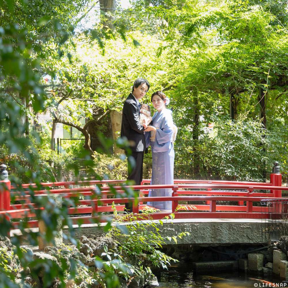 お宮参りの出張撮影@世田谷八幡宮／東京都／世田谷区 - 