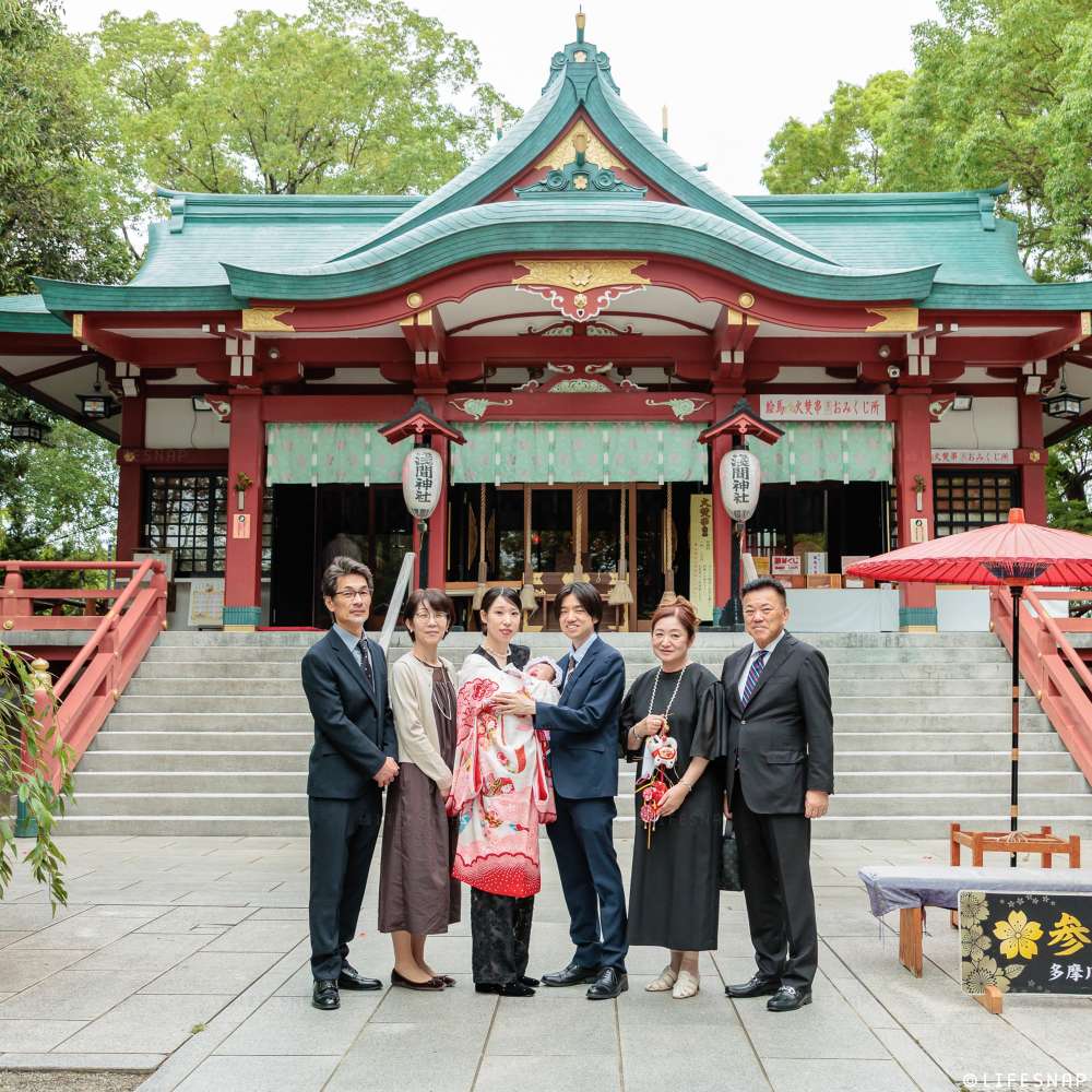 お宮参りの出張撮影@多摩川浅間神社／東京都／大田区 - 