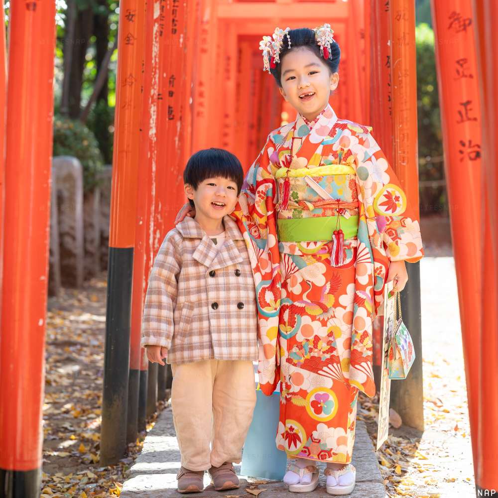 七五三の出張撮影@根津神社／東京都／文京区 - 