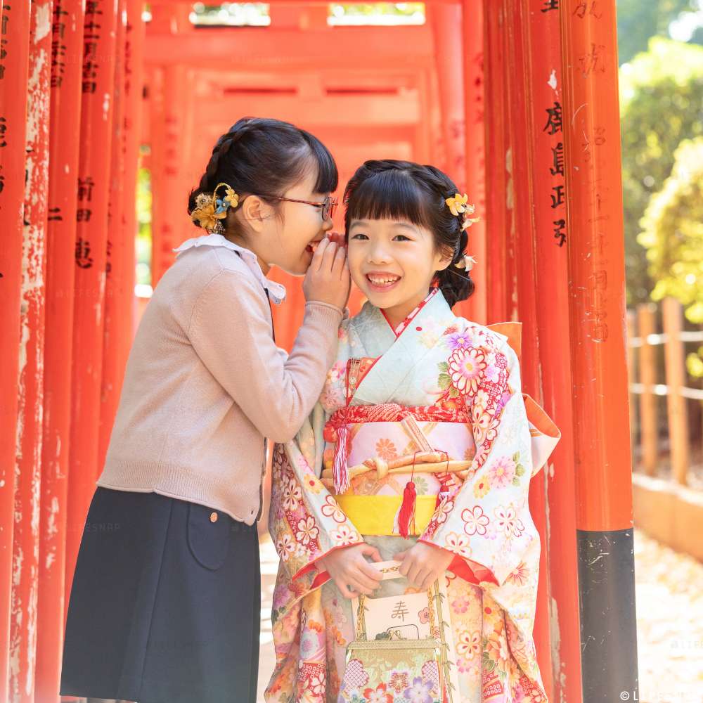 七五三の出張撮影@根津神社／東京都／文京区 - 