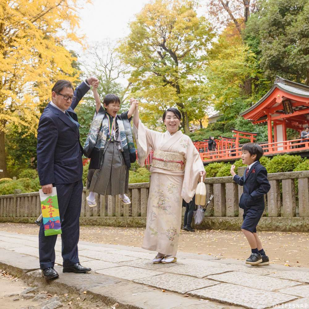 七五三の出張撮影@根津神社／東京都／文京区 - 