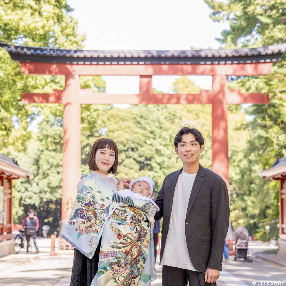 お宮参りの出張撮影@武蔵一宮 氷川神社／埼玉県／さいたま市大宮区 - 