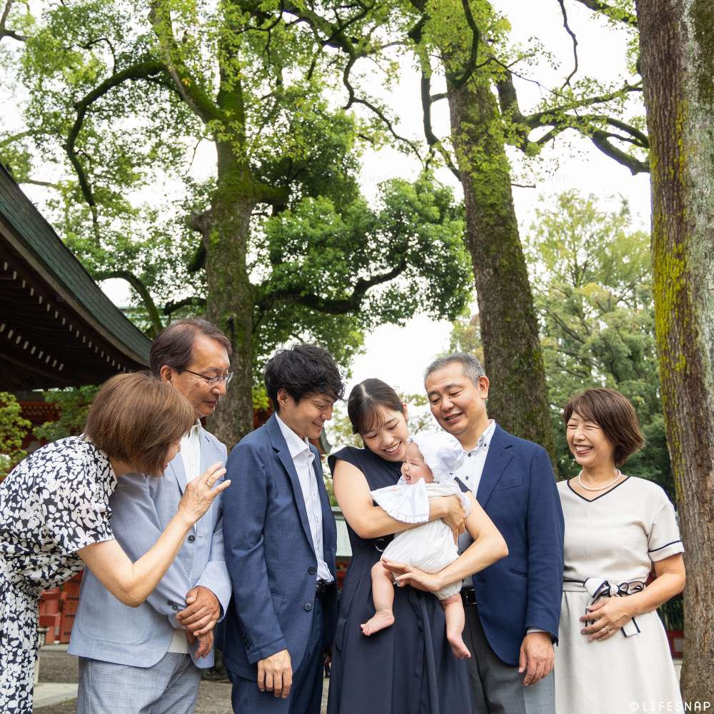 お宮参りの出張撮影@武蔵一宮 氷川神社／埼玉県／さいたま市大宮区 - 