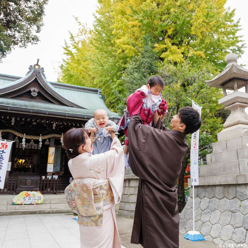 お宮参りの出張撮影@大森浅間神社／東京都／大田区 - 