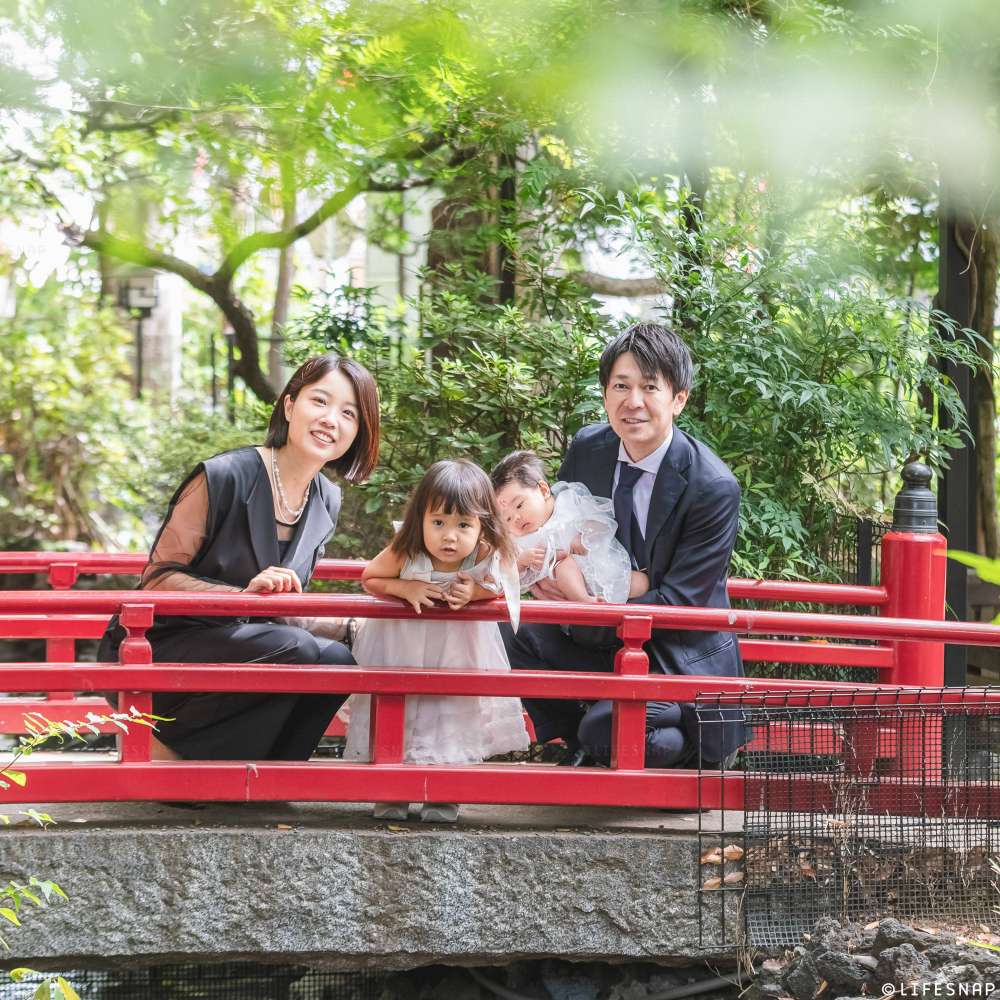 お宮参りの出張撮影@世田谷八幡宮／東京都／世田谷区 - 