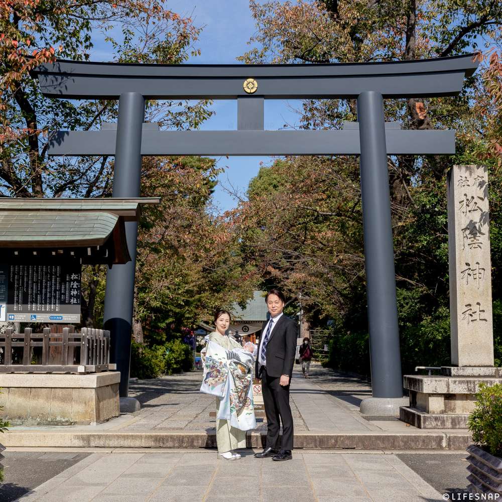 お宮参りの出張撮影@松蔭神社／東京都／世田谷区 - 