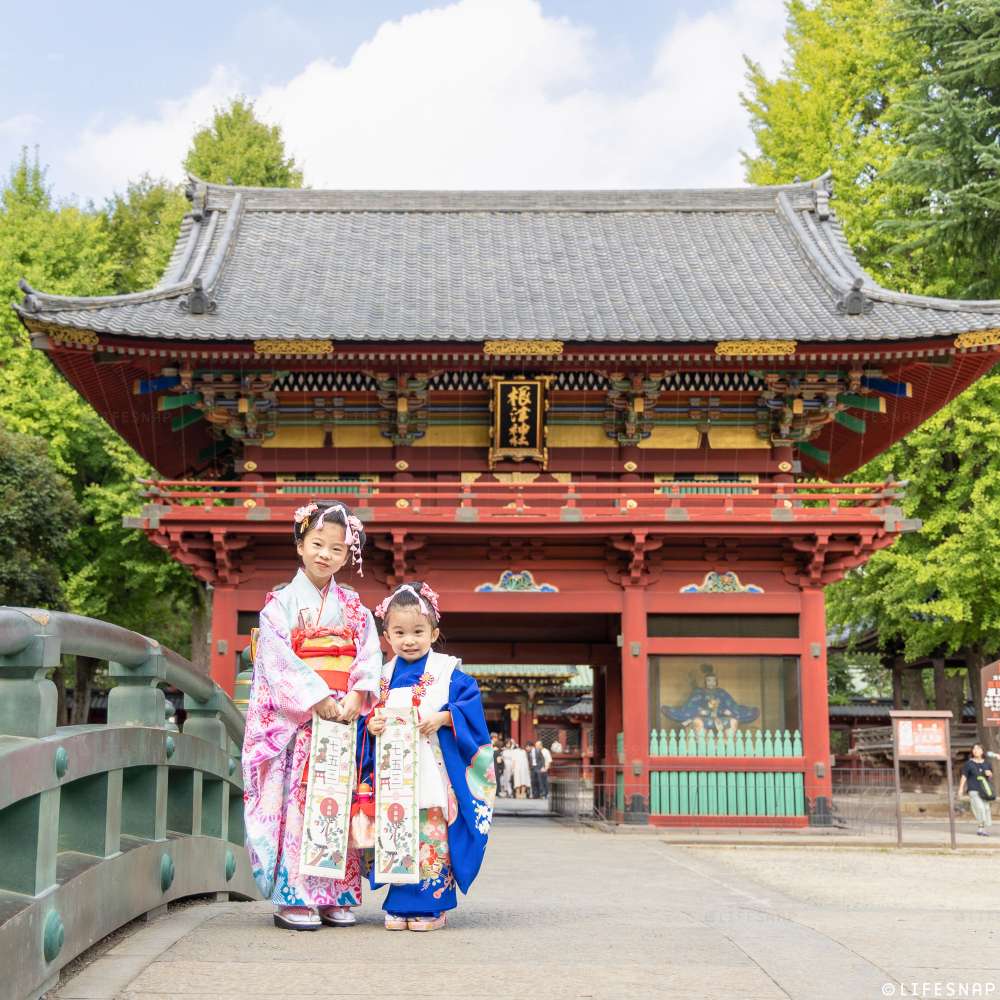七五三の出張撮影@根津神社／東京都／文京区 - 