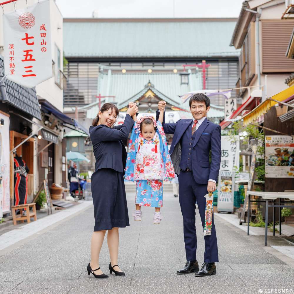 七五三の出張撮影@深川不動堂／東京都／江東区 - 